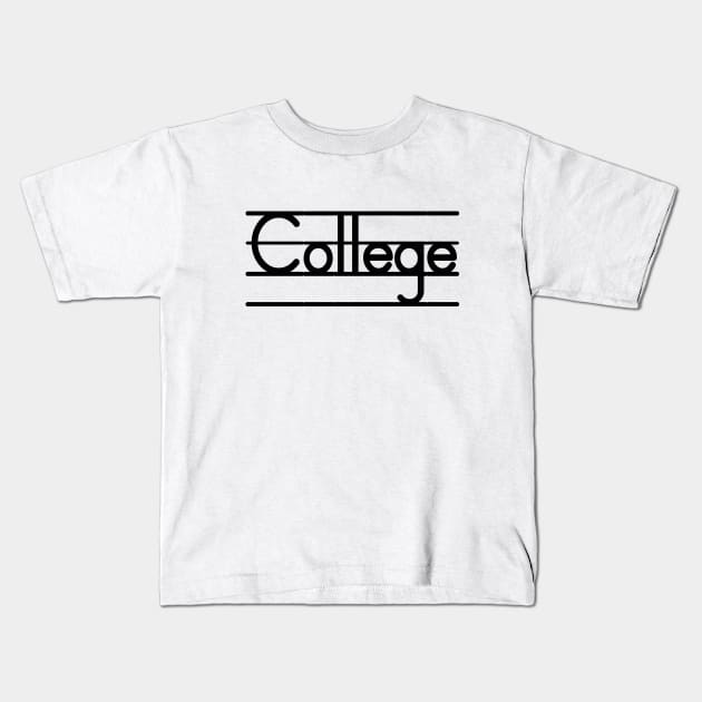 College - Freshman to Senior, It's All Good Kids T-Shirt by We Love Pop Culture